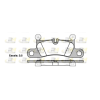 Колодки гальмівні дискові задні PORSCHE CAYENNE 2010- / VW TOUAREG 2010 (вир-во ROADHOUSE)